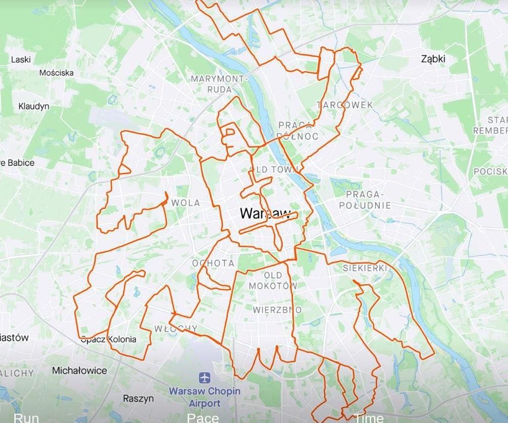 Białoruscy sportowcy wybiegali herb Białorusi na mapie Google! 