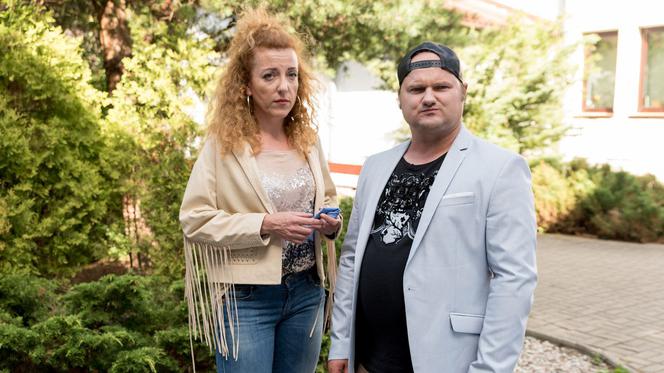 Barwy szczęścia odc. 1964. Żabcia (Hanna Klepacka), Gawron - Ricardo (Sebastian Stankiewicz)