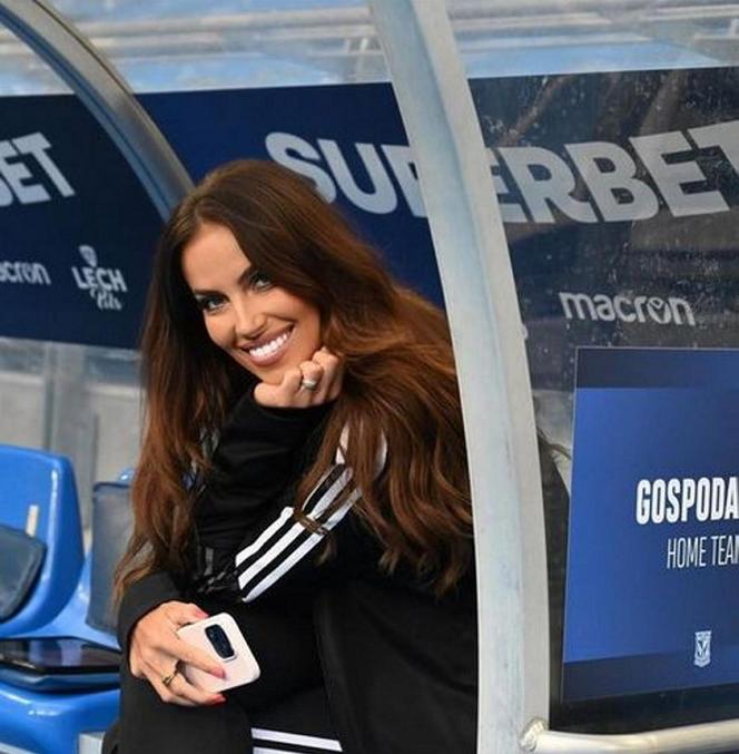 Simona Leskovska, słowacka miss przyjechała na mecz Lecha Poznań
