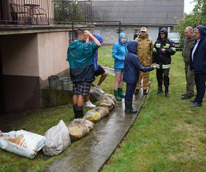 Podtopienia w powiatach jędrzejowskim i włoszczowskim