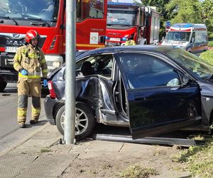 Wypadek na Kaczyńskie w Starachowicach