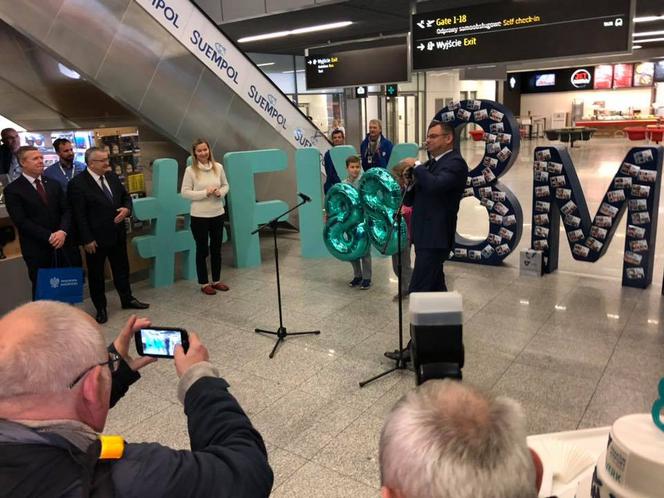 Wyjątkowy pasażer w Kraków Airport