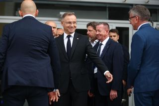 Andrzej Duda wystąpił na konferencji Krynica Forum 2024. Prezydent mówił o inwestycjach ponad partyjnym podziałem [GALERIA]