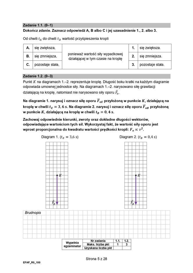 Matura 2024 fizyka rozszerzona - arkusze CKE formuła 2015  