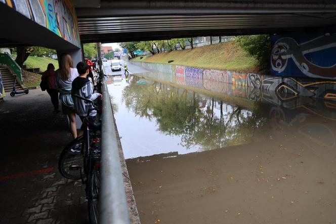 Warszawa zalana po burzy