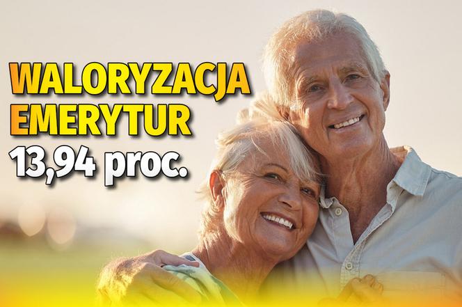 Waloryzacja emerytur 13,94 proc.