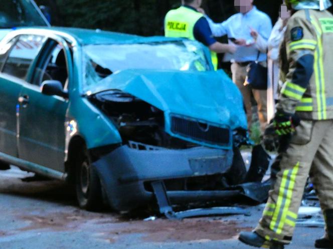 Maybach za milion złotych roztrzaskany. Czołowe zderzenie pod Pruszkowem