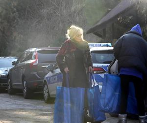 Sylwia Wysocka z komornikiem do bylego