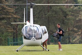 Arkadiusz Milik przyleciał na zgrupowanie helikopterem