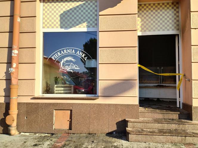 Pożar piekarni na ulicy Bema w Tarnowie