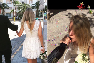 Marc-Andre ter Stegen wziął ślub, a jego żona piła szampana na ulicy!