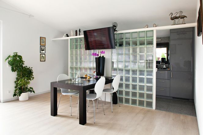 Szklana zabudowa wnętrz