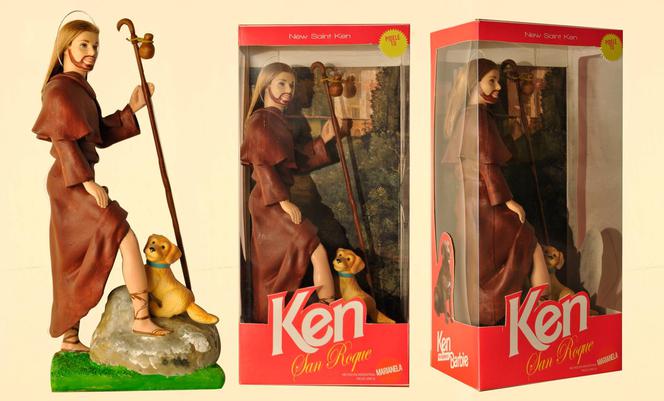Matka Boska jako Lalka Barbie, Jezus na krzyżu jako Ken