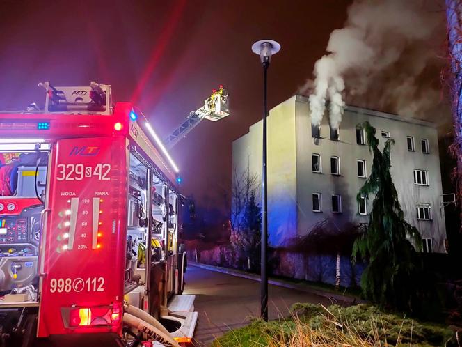 Pożar pustostanu w Katowicach. Znaleziono zwęglone ciało 