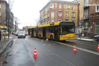 Naćpany kierowca autobusu potrącił pieszą