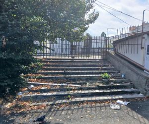 Dawne targowisko przy ul. Kopińskiej w Warszawie