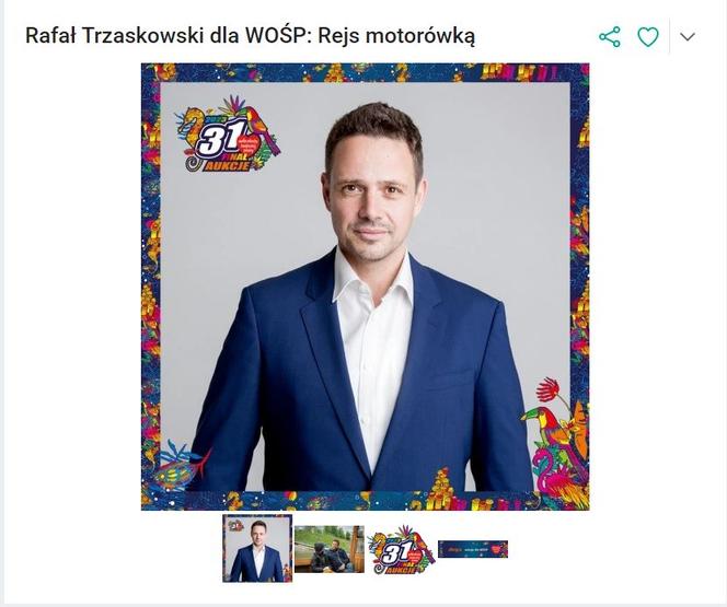 Rejs motorówką prowadzoną przez Prezydenta Rafała Trzaskowskiego
