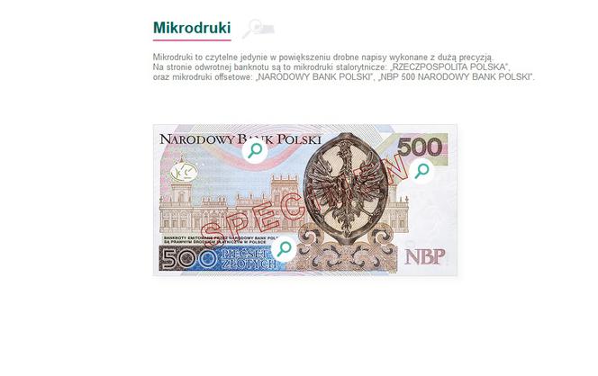 Banknot 500 złotych. Jak poznać czy jest prawdziwy?