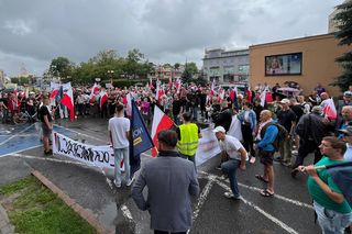Protest Konfederacji w Siedlcach zgromadził ok. 600 osób