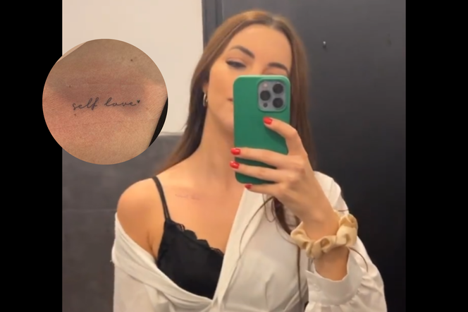 Angelika Żmijewska zrobiła sobie tatuaż