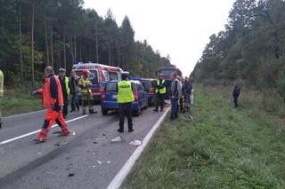 PILNE! Wypadek trzech aut na trasie Starachowice-Tychów Stary [GALERIA]