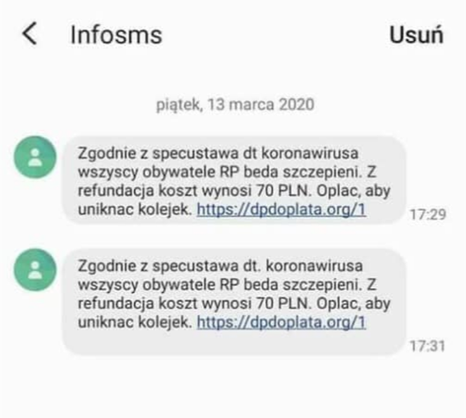 Koronawirus: Pojawiają się nowe oszusztwa