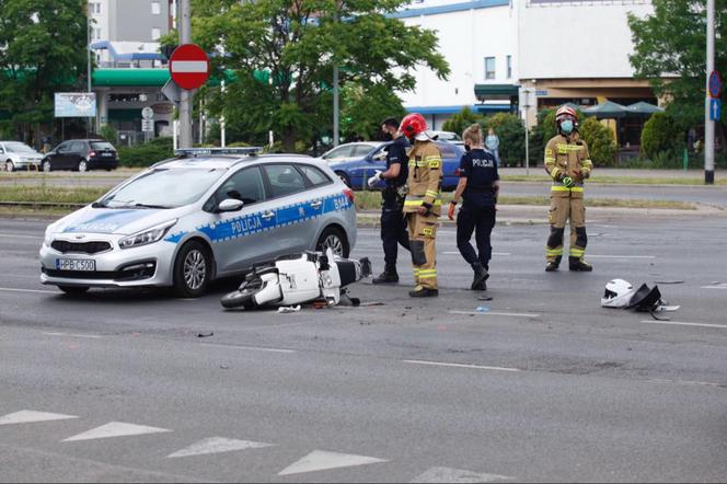 Wypadek na ul. Legnickiej