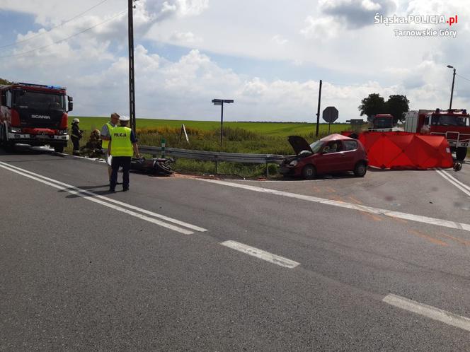 Kawasaki grzmotnęło w Seicento z ogromną siłą. Śmierć motocyklisty na miejscu