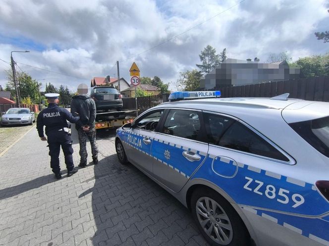 Jechał wrakiem pod wpływem zielonej substancji. Policjanci oniemieli 