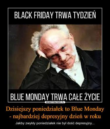 Blue Monday 2023 - memy
