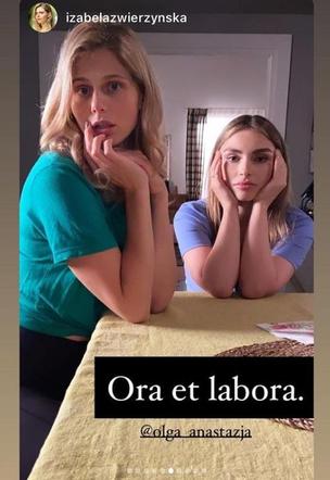Barwy szczęścia. Klara (Olga Jankowska), Iwona (Izabela Zwierzyńska)