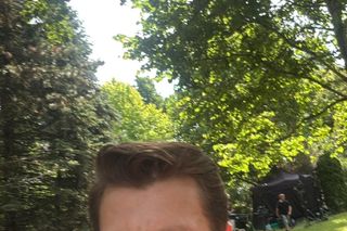 M jak miłość nowy sezon. Adam Karski (Patryk Szwichtenberg) na planie