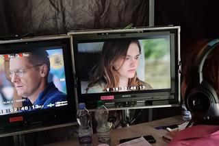 	M jak miłość nowy sezon na planie. Piotrek (Marcin Mroczek), Franka (Dominika Kachlik)