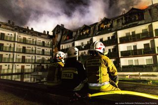 Ogromny pożar w Ząbkach