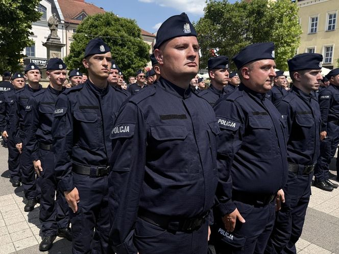 Ślubowanie nowych policjantów Śląskiej Policji