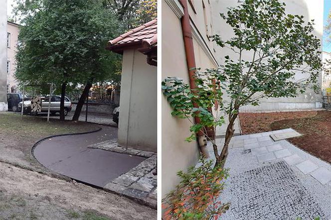 Lublin - nowa aranżacja podwórka przy ul. Jezuickiej