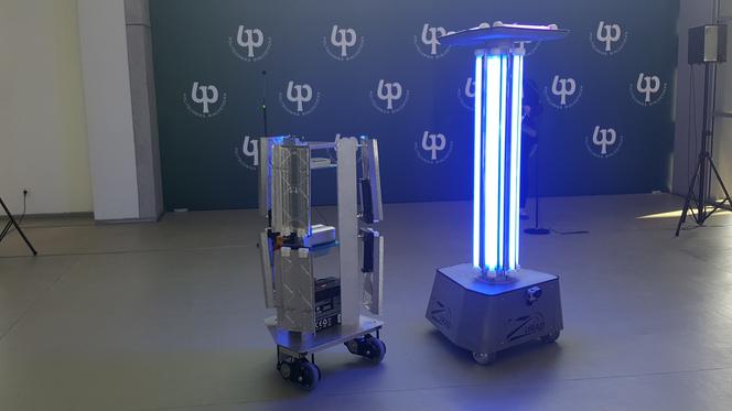 Robot do niszczenia wirusów, również COVID-19, powstał na Politechnice Białostockiej