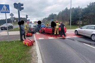 Karambol na ul. Grunwaldzkiej w Bydgoszczy. Zderzyło się 5 samochodów [GALERIA]