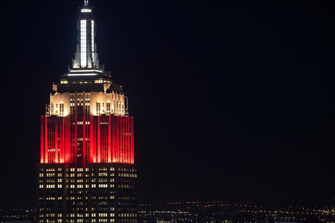 Empire State Building na biało-czerwono. Jaka rola Roberta Lewandowskiego w Nowym Jorku?