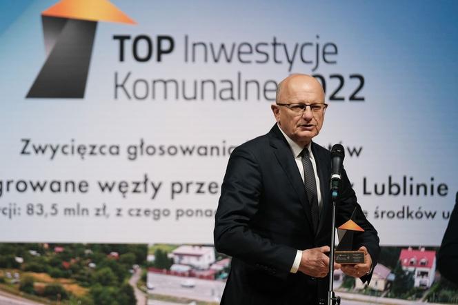 Miasto Lublin laureatem nagrody za Top Inwestycje Komunalne 2022