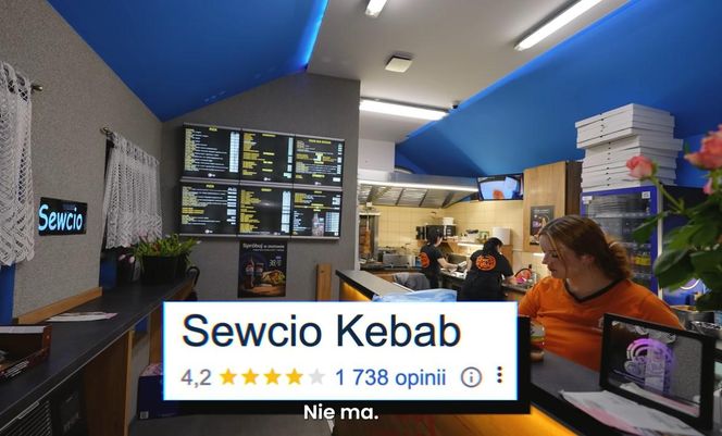 Książulo zjadł Hanys Kebaba w Sewcio Kebab & Pizza 