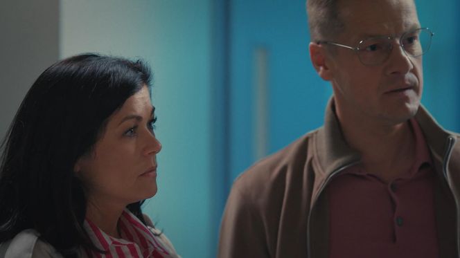 M jak miłość odc. 1876. Piotrek (Marcin Mroczek), Kinga (Katarzyna Cichopek)