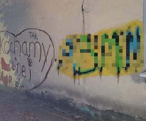  Młody graficiarz z Krobi zatrzymany przez policję. 15-latek pomalował sprayem kilka obiektów 