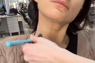 Barwy szczęścia. Maria Dejmek (Natalia Zwoleńska) na planie