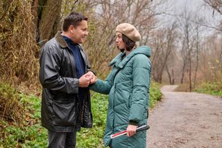 Na Wspólnej odc. 3995. Michał (Robert Kudelski), Klaudia (Justyna Karłowska)