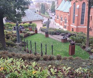 Ogród za kościołem św. Józefa w Krakowie