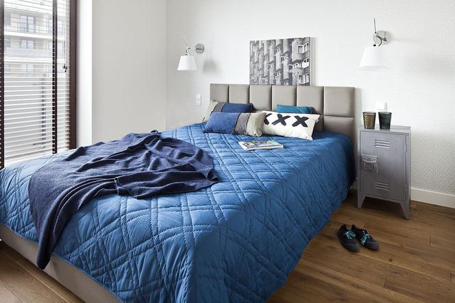 Projekt sypialni: błękit królewski w aranżacji sypialni!