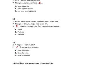 Matura 2025 włoski: ODPOWIEDZI do wszystkich zadań, gotowe rozwiązania matury z włoskiego - Formuła 2023 [7.05.2025]	