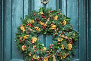 Ozdoby świąteczne z pomarańczy 