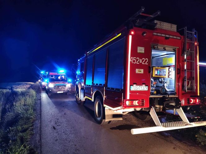 Tragiczny pożar pod Waśniowem